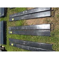 Pr of 6ft steel fork extensions -New