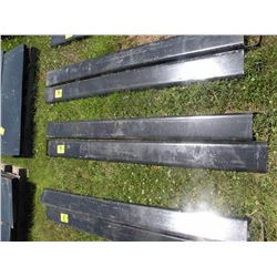 Pr of 6ft steel fork extensions -New