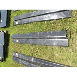 Pr of 6ft steel fork extensions -New