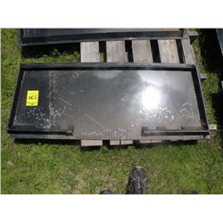 Skidloader receiver tool plate -New