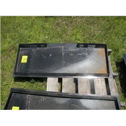 Skidloader receiver tool plate -New