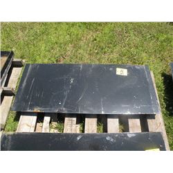 Skidloader receiver tool plate -New