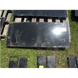 Skidloader receiver tool plate -New