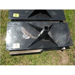Skidloader receiver plate -New
