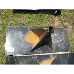 Long reach skidloader receiver plate w/18" tube-New