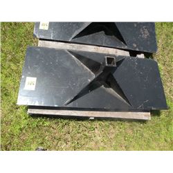 Skidloader receiver plate -New