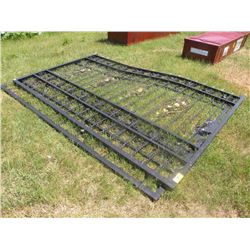 2  9' 8" wrought iron gates -New  hardware in office