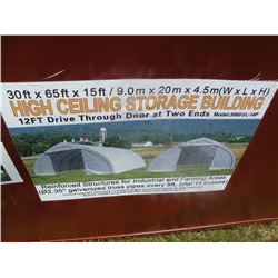 30x65x15 storage bldg -New