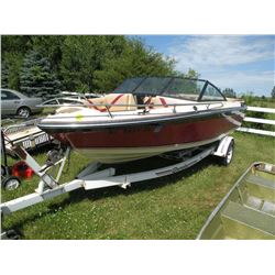 1986 Ebbtide Rivera XL 17ft boat w/trailer SN-ETC62649E686