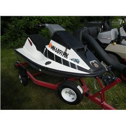 1989 Bombardier jet ski w/trailer SN-ZZN05185B989
