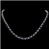 Image 1 : `14k Gold 26.50ct Sapphire 1ct Diamond Necklace