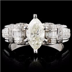 18K White Gold 1.74ctw Diamond Ring