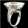 Image 5 : 18K Gold 24.81ctw Diamond Ring