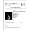 Image 3 : 18K White Gold 1.45ctw Diamond Pendant