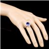 Image 3 : 18K Gold 5.03ct Tanzanite & 0.52ctw Diamond Ring