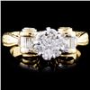 Image 1 : 18K Gold 1.11ctw Diamond Ring