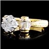 Image 2 : 18K Gold 1.11ctw Diamond Ring