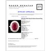 Image 5 : 18K Gold 4.69ct Ruby & 0.64ctw Diamond Ring
