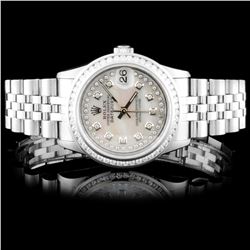 Rolex SS 31mm DateJust 1.50ct Diamond Wristwatch
