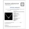 Image 3 : 14K White Gold 0.69ctw Fancy Color Diamond Necklac