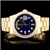 Rolex 18K YG Day-Date 1.50ct Diamond Men's Watch