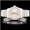 Rolex SS DateJust 1.00ct Diamond Wristwatch