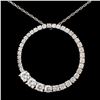 14K Gold 1.62ctw Diamond Pendant