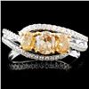 18K Gold 1.19ctw Fancy Diamond Ring