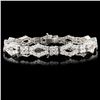 18K Gold 8.12ctw Diamond Bracelet