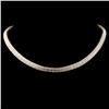 14K Yellow Gold 11.00ct Diamond Necklace