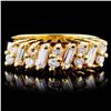 18K Yellow Gold 0.46ctw Diamond Ring