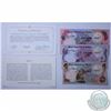 Image 1 : Group lot of three specimen Banknotes from Malta 1979 UNC Condition.  Denominations include 1 Lira, 