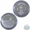 Image 3 : ** SCARCE***Royal Mint Issue: 1988 Dublin City Sterling Silver 2-coin Medallion set. This set contai