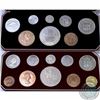 Image 1 : Set of 2 original 1953 Queen Elizabeth Proof Mint Sets.  Lot includes an 8-coin New Zealand Set in o