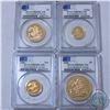 Image 1 : 2006 Great Britain St. George Gold Proof Set PCGS Certified PR 69 DCAM. The denominations included i