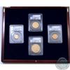 Image 2 : 2006 Great Britain St. George Gold Proof Set PCGS Certified PR 69 DCAM. The denominations included i