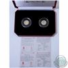 Image 1 : Isle of Man 1995 Bi-Metallic 2-coin Proof Gold and Platinum Set featuring a Quarter Angel coin and a