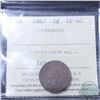 Image 1 : United States 1-cent 1867 ICCS Certified EF-40