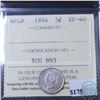 Image 1 : Newfoundland 5-cent 1894 ICCS Certified EF-40