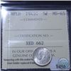Image 1 : Newfoundland 5-cent 1941C ICCS Certified MS-65