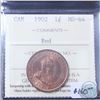 Image 1 : 1-cent 1902 ICCS Certified MS-64 Red