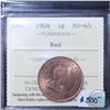 Image 1 : 1-cent 1904 ICCS Certified MS-65 Red