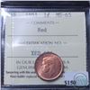 Image 1 : 1-cent 1951 ICCS Certified MS-65 Red