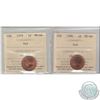 Image 1 : 1-cent 1979 & 1986 both ICCS Certified MS-66 Red