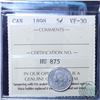 Image 1 : 5-cent 1898 ICCS Certified VF-30