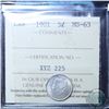 Image 1 : 5-cent 1901 ICCS Certified MS-63
