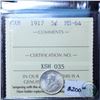 Image 1 : 5-cent 1917 ICCS Certified MS-64