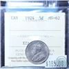 Image 1 : 5-cent 1924 ICCS Certified MS-62