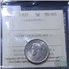 Image 1 : 5-cent 1937 ICCS Certified MS-65