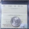 Image 1 : 5-cent 1940 ICCS Certified MS-64